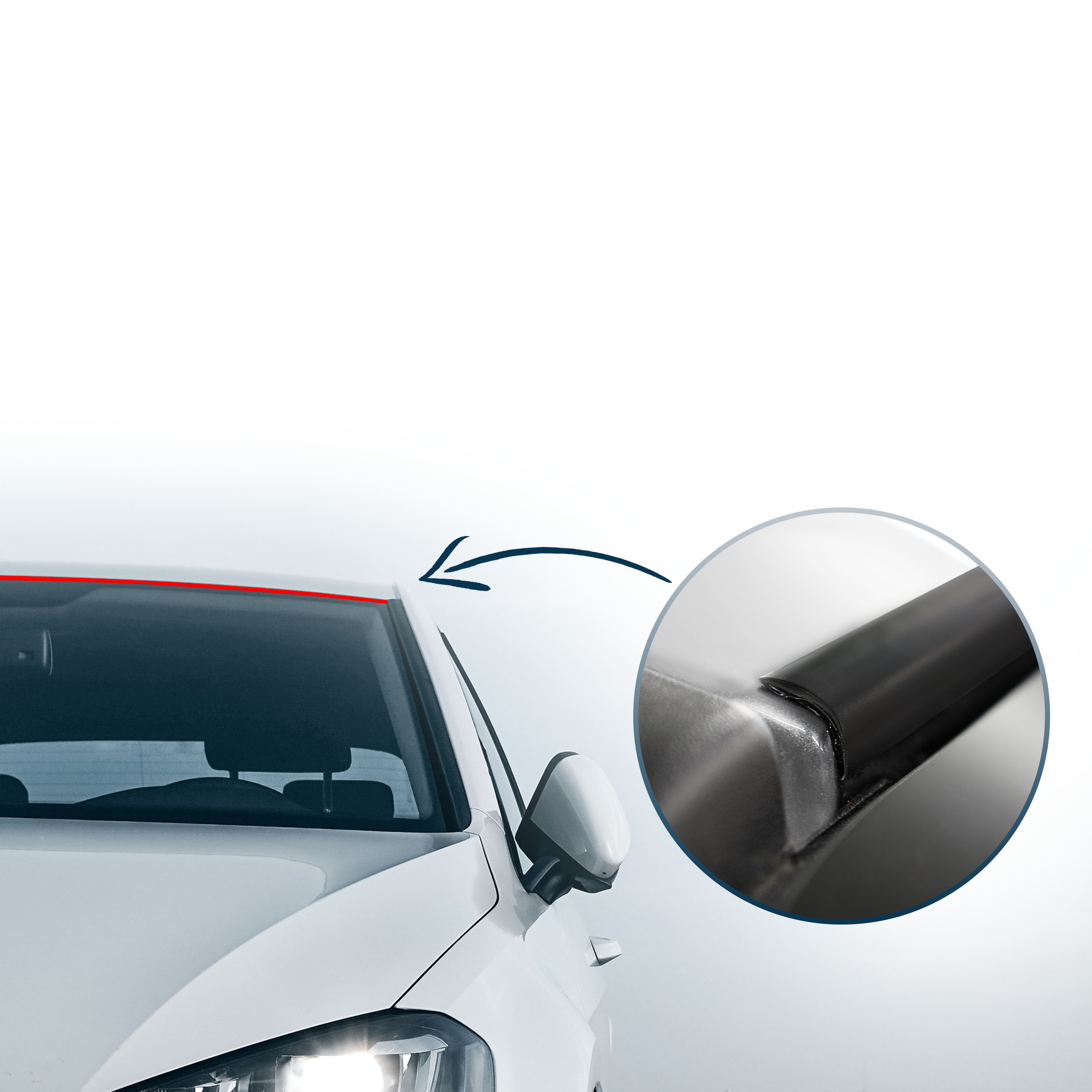 Антискол лобового стекла для Audi A7 I (4G) Рестайлинг