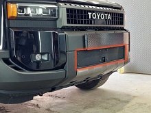 Зимняя заглушка радиатора к съемной сетке низ для Toyota Land Cruiser Prado 250 Series