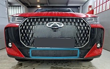 Зимняя заглушка радиатора на стяжке низ для Chery Tiggo 7L I