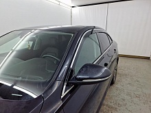 Дефлекторы окон 2D с хром накладками 6 шт. для Volkswagen Jetta VII Рестайлинг