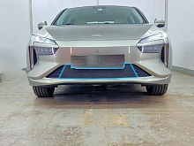 Зимняя заглушка радиатора на стяжке низ для Амберавто А5 I