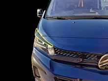 Накладки на фары для Citroen SpaceTourer I Рестайлинг